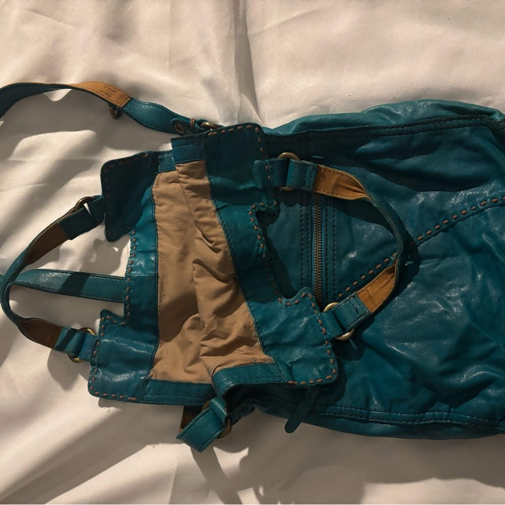 Lucky Brand Teal Shoulder Bag - Picture 3 of 6